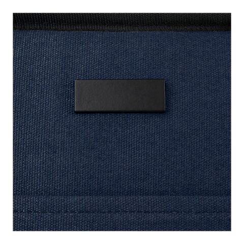 Sac-repas isotherme Joey de 6 L en toile recyclée GRS pour 9 canettes Standard | Marine | sans marquage | non disponible | non disponible | non disponible