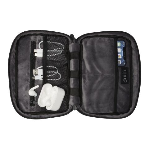 Pochette de rangement Rise recyclée certifiée GRS Standard | noir | sans marquage | non disponible | non disponible | non disponible