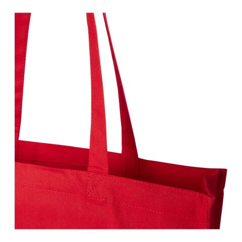 Sac shopping à soufflets Florida certifié GRS 270 g/m² 14L Standard | Rouge | sans marquage | non disponible | non disponible | non disponible
