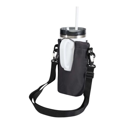 Sac porte-bouteille Trip Aware™ de 2&nbsp;L en matériaux recyclés Standard | Noir | sans marquage | non disponible | non disponible | non disponible