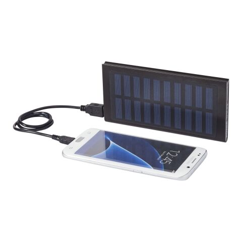 Batterie de secours solaire de 8000 mAh Stellar Standard | noir | sans marquage | non disponible | non disponible