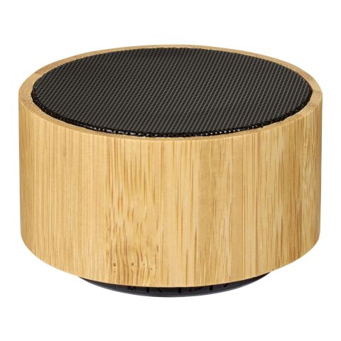 Haut-parleur Bluetooth® en bambou Cosmos Standard | Naturel-Noir | sans marquage | non disponible | non disponible