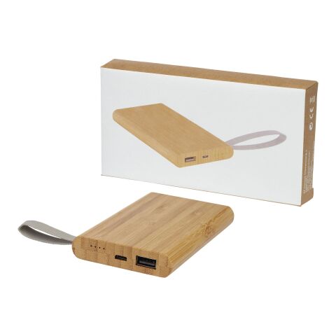 Batterie de secours Tulda de 5 000 mAh en bambou Standard | Naturel | sans marquage | non disponible | non disponible