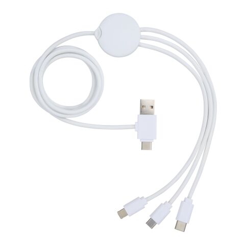 Câble de charge 5-en-1 Pure avec additif antibactérien Standard | Blanc | sans marquage | non disponible | non disponible