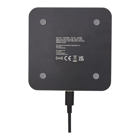 Tapis de charge sans fil Hybrid haut de gamme de 15 W Standard | Noir | sans marquage | non disponible | non disponible