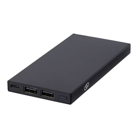 Batterie de secours Connect de 5 000 mAh en aluminium recyclé certifié RCS Standard | noir | sans marquage | non disponible | non disponible