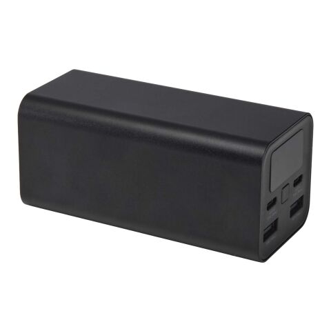 Batterie de secours Acamar de 20 000 mAh et 70 W en aluminium recyclé pour ordinateur portable Standard | Noir | sans marquage | non disponible | non disponible