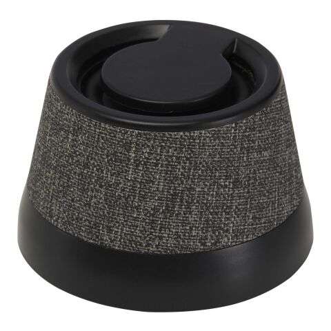 Haut-parleur Horna sans fil magnétique en plastique recyclé de 3 W Standard | Noir | sans marquage | non disponible | non disponible