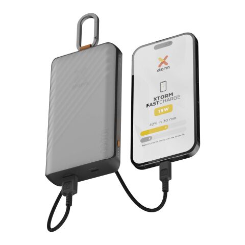 Batterie de secours solaire Xtorm XG2S101 Go2 de 10 000 mAh et 15 W avec éclairage Standard | Charbon | sans marquage | non disponible | non disponible
