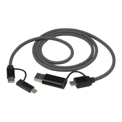Câble de recharge magnétique 5-en-1 SMART 65 W, 100 cm, certifié RCS noir