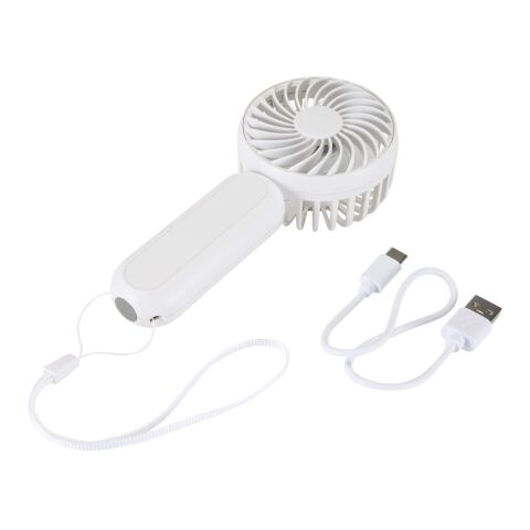 Ventilateur portable en plastique recyclé Aervia Standard | Blanc | sans marquage | non disponible | non disponible