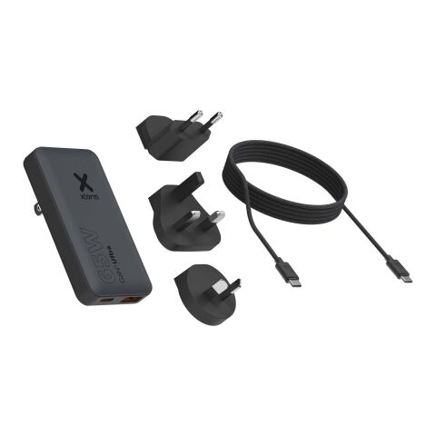 Chargeur de voyage rapide 65&nbsp;W avec câble et étui de voyage Xtorm Standard | Noir | sans marquage | non disponible | non disponible