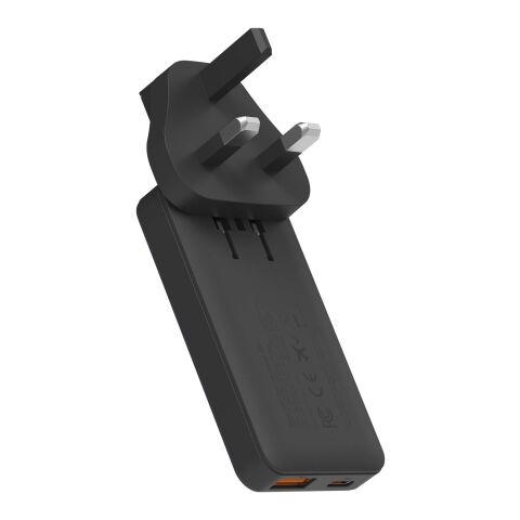 Chargeur de voyage rapide 65&nbsp;W avec câble et étui de voyage Xtorm Standard | Noir | sans marquage | non disponible | non disponible