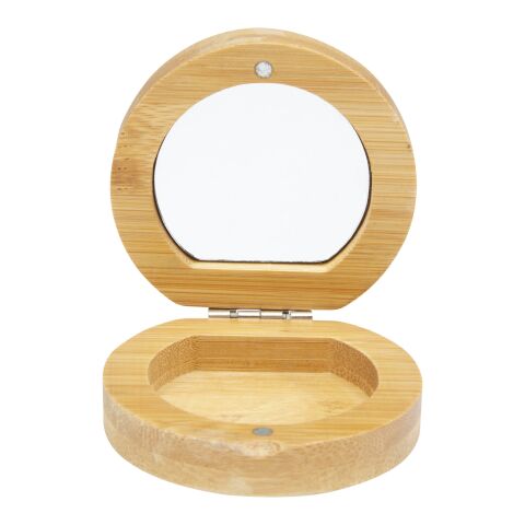 Miroir de poche Afrodit en bambou Standard | Naturel | sans marquage | non disponible | non disponible
