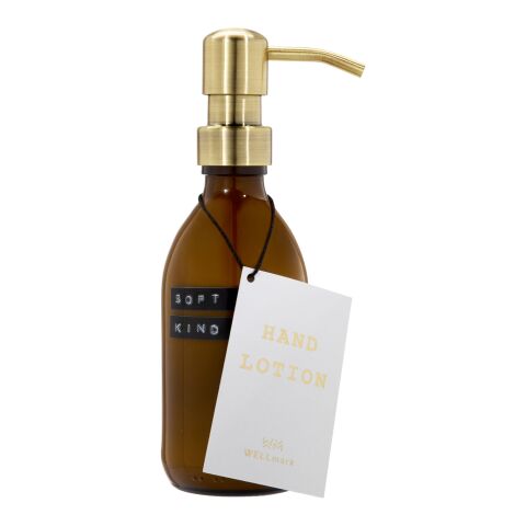 Distributeur de lotion pour les mains WELLmarkSoft Hands de 250 ml Standard | Ambre chiné | sans marquage | non disponible | non disponible
