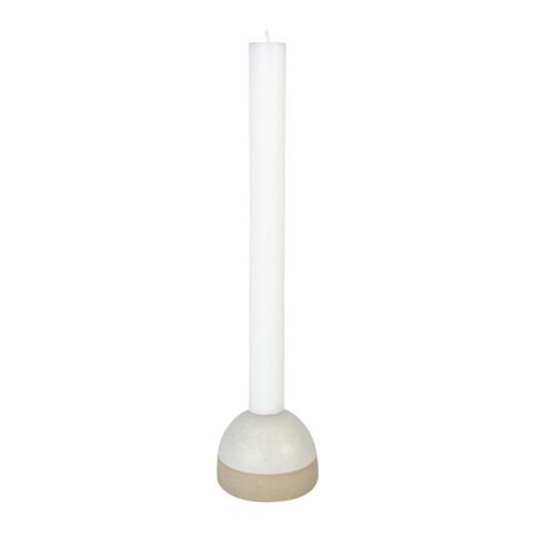 Lot de bougeoirs « ReClay » d'Originalhome blanc