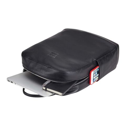 Sac à dos Moleskine Classic en cuir Standard | noir | sans marquage | non disponible | non disponible