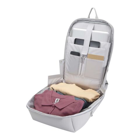 Sac à dos pour ordinateur portable SMART 15 pouces en GRS recyclé, 18 L Gris clair