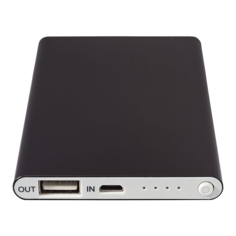 Batterie de secours en aluminium de 4000&nbsp;mAh Pep Standard | Noir | sans marquage | non disponible | non disponible