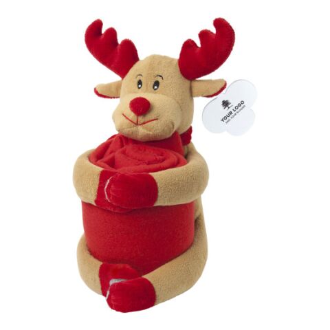 Peluche comprenant un plaid polaire multicolore | sans marquage | non disponible | non disponible