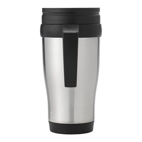 Mug isotherme Sanibel Standard | Argent-Noir | sans marquage | non disponible | non disponible