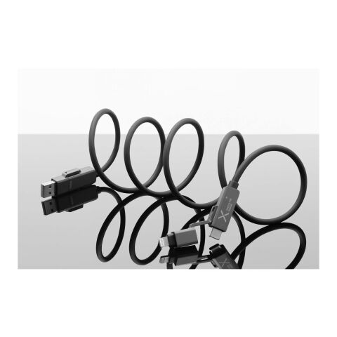 Câble de charge magnétique en silicone 100 W SCX.design C59 noir | sans marquage | non disponible | non disponible