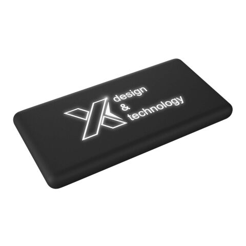 SCX.design P30 8000 mAh Solar Powerbank mit Leuchtlogo Standard | Noir | sans marquage | non disponible | non disponible