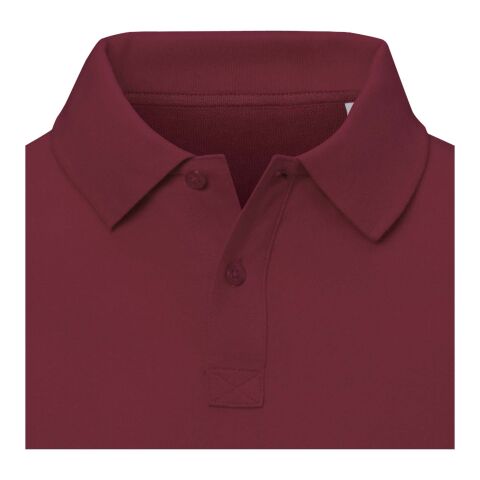 Polo manches courtes Calgary Bordeaux profond | XS
