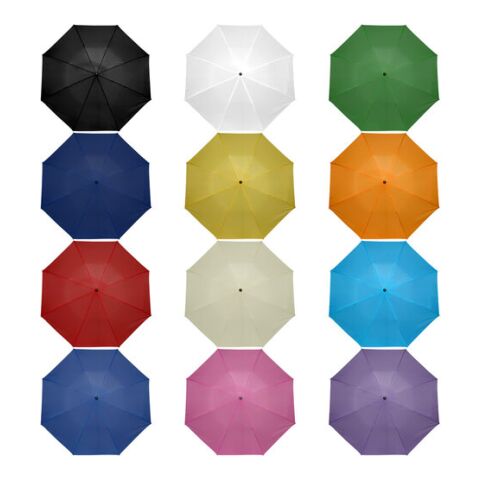 Parapluie pliable en polyester blanc | sans marquage | non disponible | non disponible