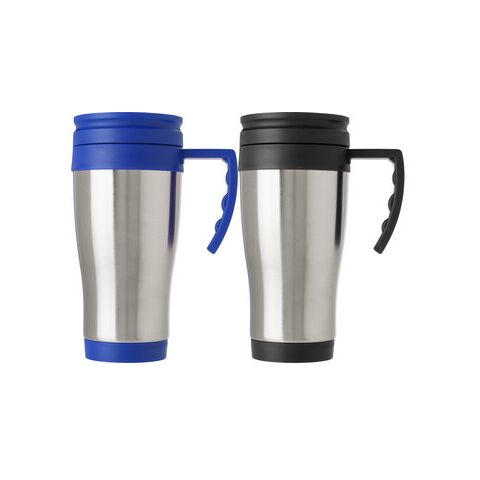 Mug isotherme argent | sans marquage | non disponible | non disponible