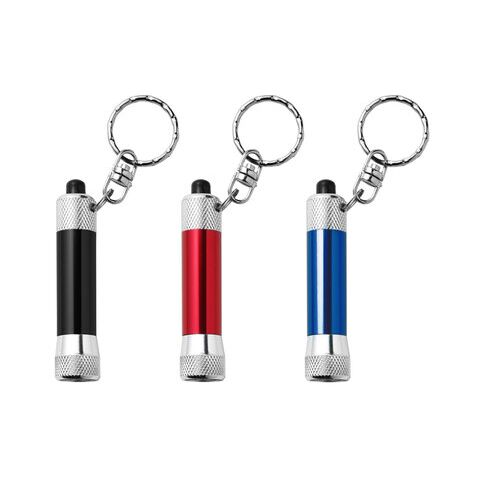 Porte-clés torche 1 LED rouge | sans marquage | non disponible | non disponible