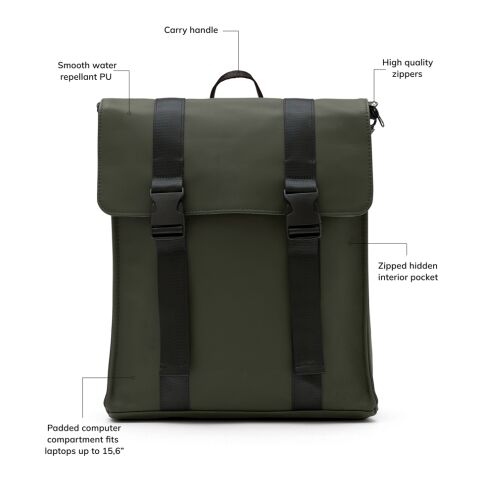 VINGA Sac à dos Baltimore vert | sans marquage | non disponible | non disponible