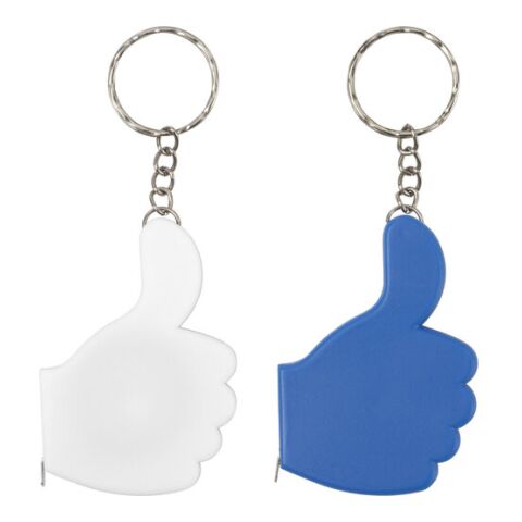 Porte-clés mètre ruban blanc | sans marquage | non disponible | non disponible