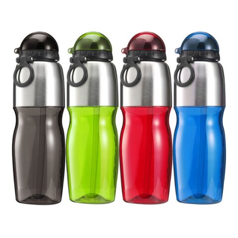 Gourde de sport avec paille - 800 ml rouge | sans marquage | non disponible | non disponible