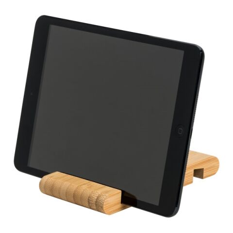 HABER. Support de téléphone portable en bambou Beige | sans marquage