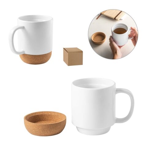 RORY SUB. Mug en céramique 390mL avec revêtement pour sublimation Blanc | sans marquage