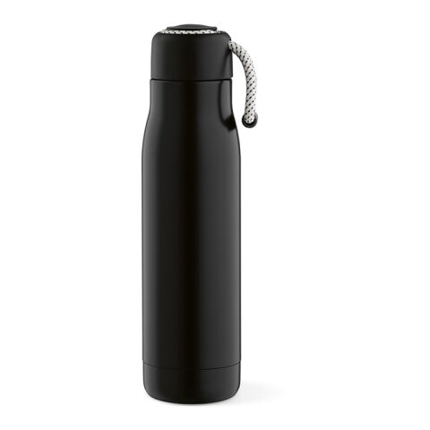 Bouteille / Gourde Lena Acier inoxydable recyclé 570 ml Noir | sans marquage