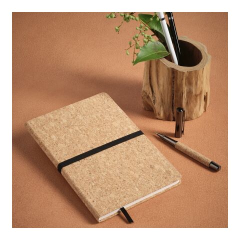 Bloc-notes Goethe A5 Papier recyclé 70 g/m Beige | sans marquage | A5