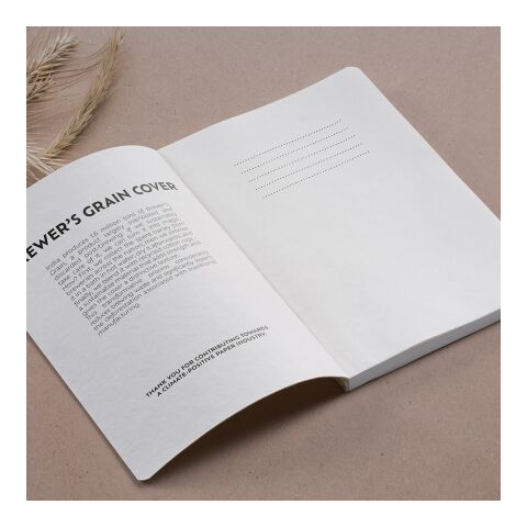 Bloc-notes Chaucer A5 Papier recyclé 80 g/m Brun clair | sans marquage | A5