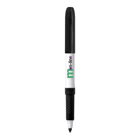 BIC® Velleda® White Board Marker Grip blanc-noir | Sérigraphie 1 couleur | Corps-Centré clip | 25.00 mm x 45.00 mm