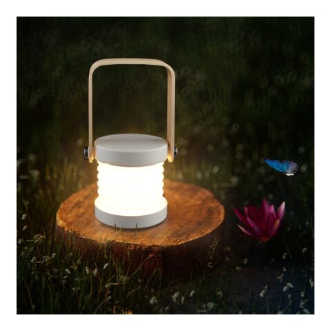 Lampe LED multifonctionnelle Coollux avec poignée en bambou Blanc | sans marquage | non disponible | non disponible