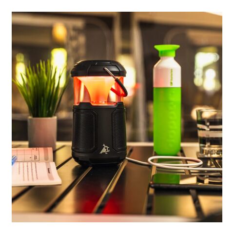 Enceinte Bluetooth Aqiila Soundbird B10 avec éclairage et batterie externe noir | sans marquage | non disponible | non disponible