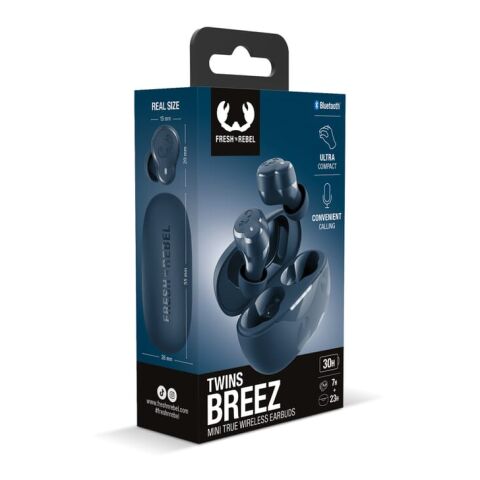 Écouteurs sans fil Fresh 'n Rebel Twins Breez True Bleu foncé