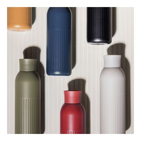 Sagaform Tekla Bouteille en acier avec bouchon poussoir (recyclé) 500 ml Noir | sans marquage | non disponible | non disponible