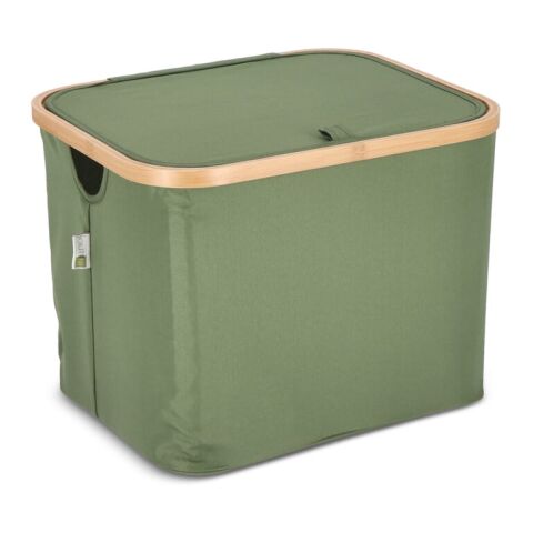 Panier pliant InSideOut avec couvercle Sogne 40.5 x 33 x 30cm Vert olive | sans marquage | non disponible | non disponible