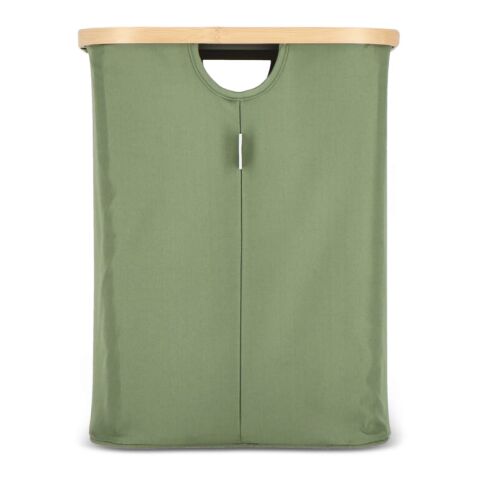 Panier pliant InSideOut avec couvercle Sogne 40.5 x 33 x 42cm Vert olive