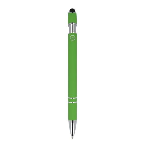 Paris soft touch, encre bleue R-AL Vert clair | Gravure | dans le prolongement du clip | 35 mm x 8 mm | non disponible