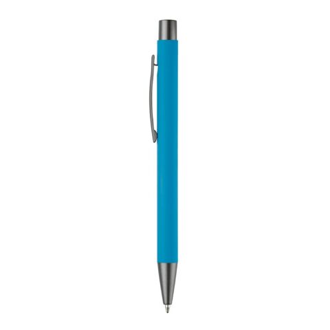 Stylo New York toucher doux Bleu clair | Gravure | à 180 degrés du clip | 87 mm x 8 mm | non disponible