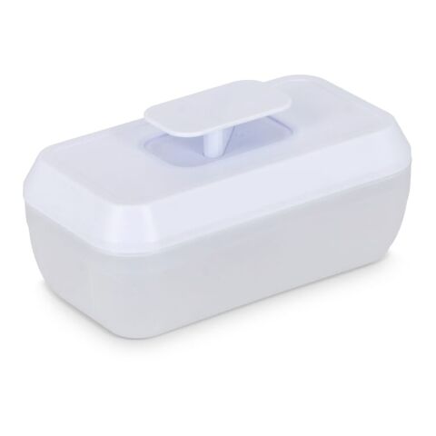 Bac à glaçons avec bouton poussoir Blanc