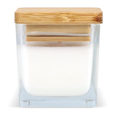 Bougie végétale Chakra dans un pot en verre Blanc | sans marquage | non disponible | non disponible